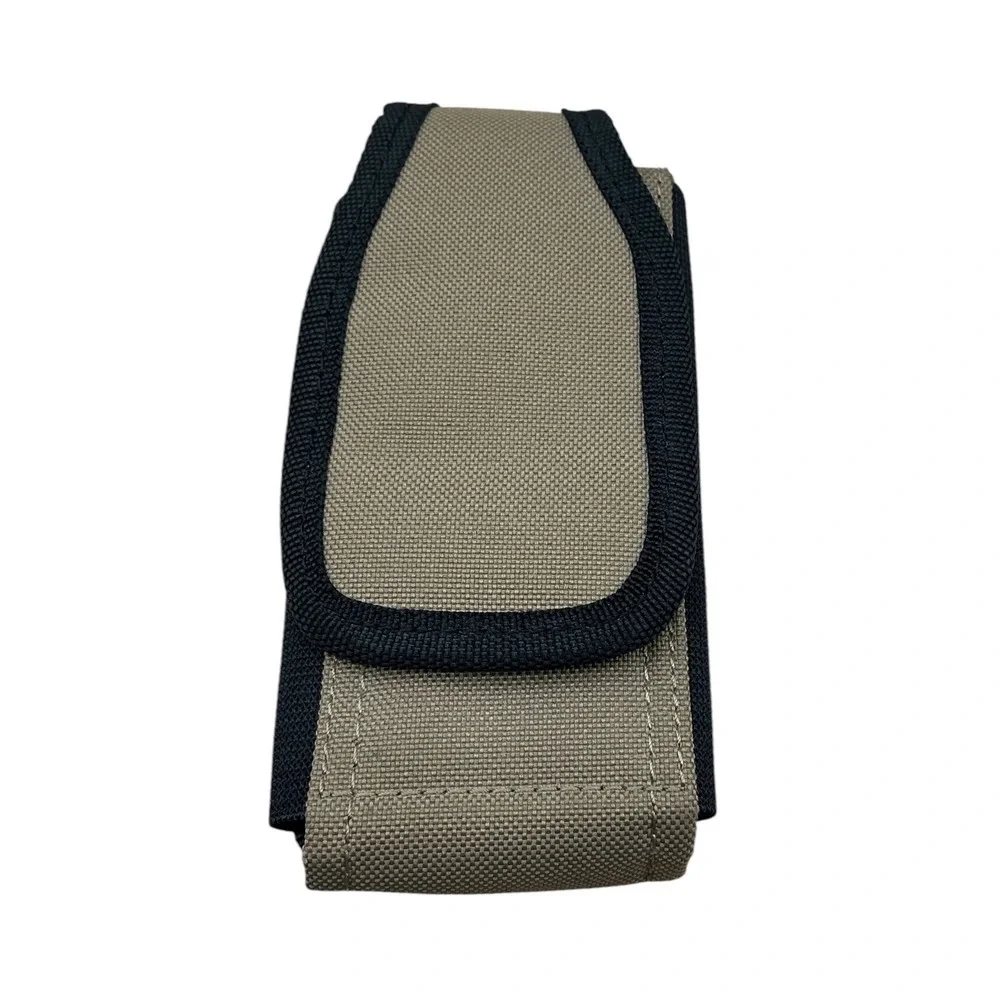 CLC Custom LeatherCraft Khaki Black Ballistic Polyester Cell Phone Holster Pouch